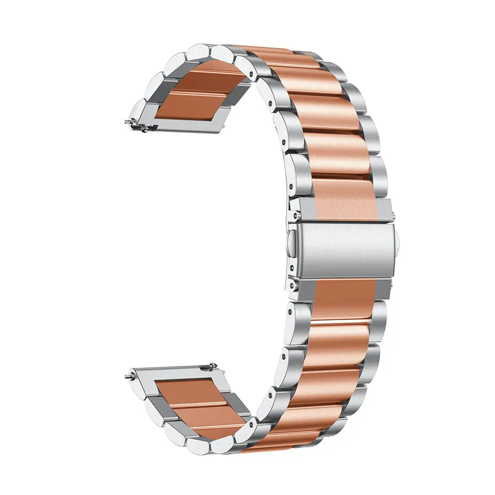 Bracelet acier Garmin Forerunner 70 (argent/or rose)