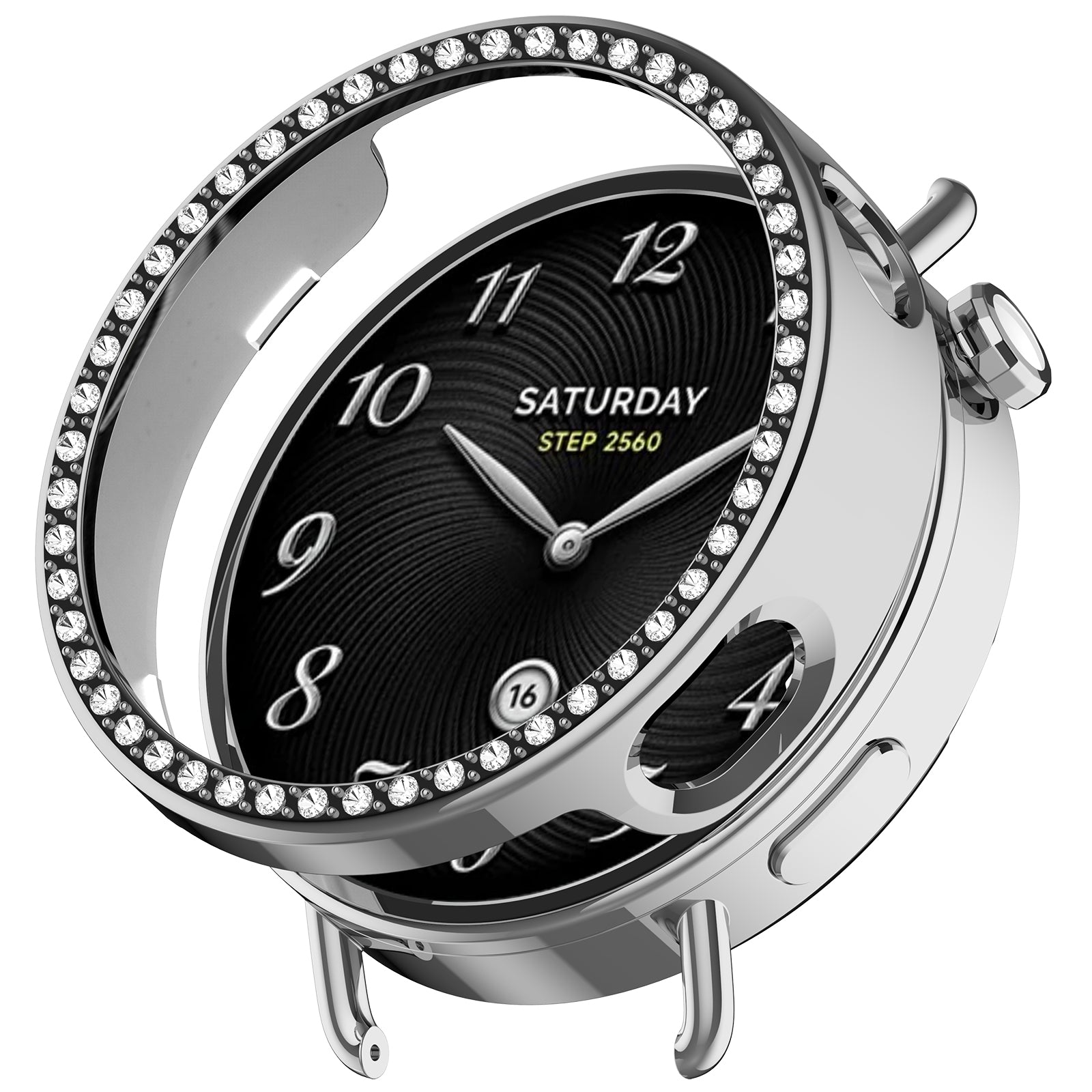 Coque rigide diamant Xiaomi Watch S4 - 41mm (argenté)