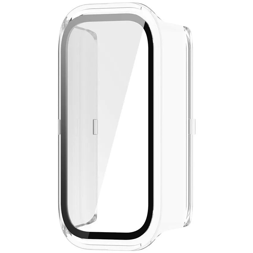 Coque rigide avec verre pour Xiaomi Smart Band 9 Active (transparent)