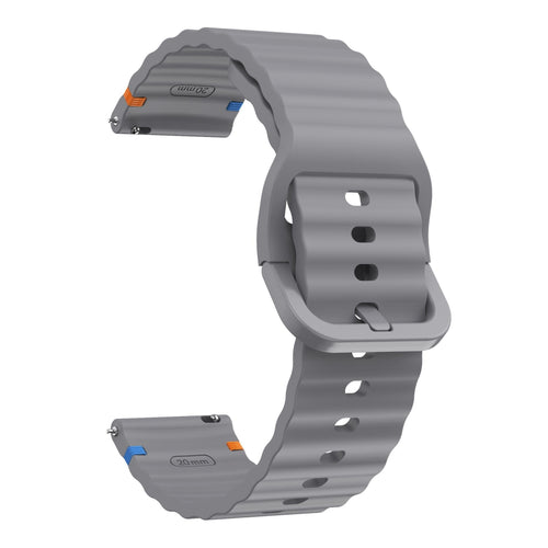 Bracelet silicone ondulé Huawei Watch GT 7 - 46mm (gris foncé)