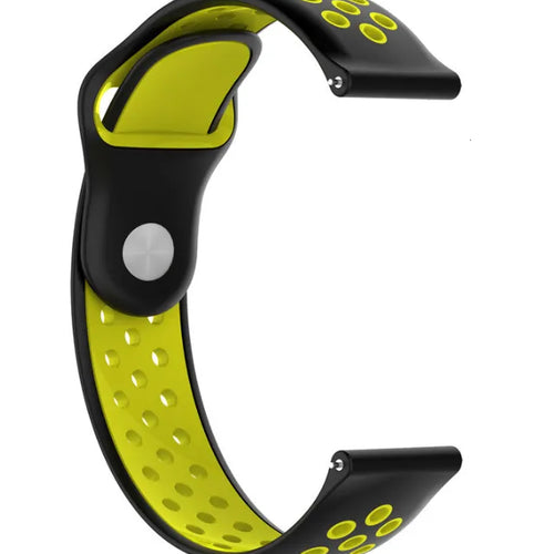 Bracelet sport Suunto Nautic S (noir/jaune)