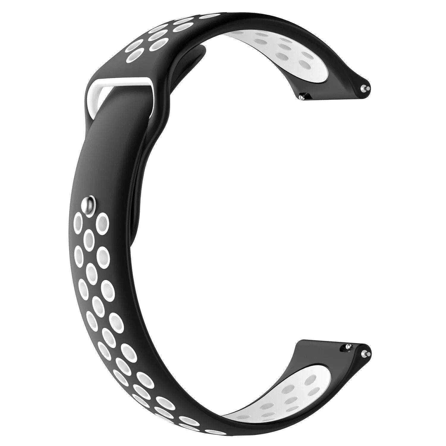 Suunto Race 2 Sport  Strap (Black/White)