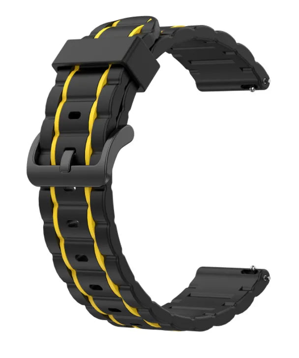 Bracelet sport avec boucle Coros Apex 2 Pro (noir/jaune)