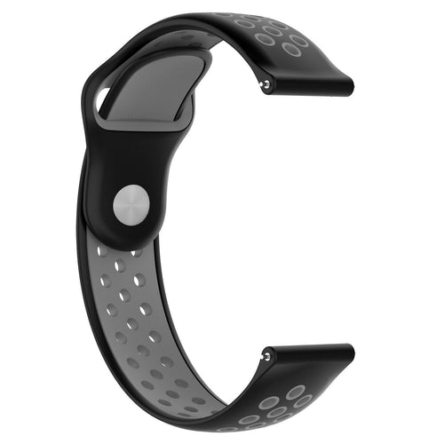 Bracelet sport Withings Steel HR Sport (noir/gris)