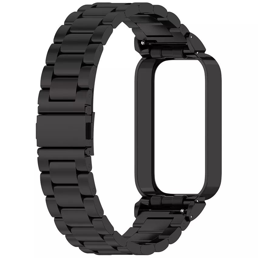 Bracelet acier Xiaomi Smart Band 9 Active (noir)