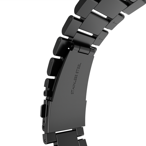 Steel Strap, dark grey, without a watch, 3/4 front view