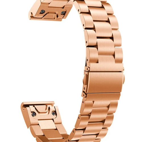 Bracelet acier Garmin Approach S70 - 42mm (rose or)