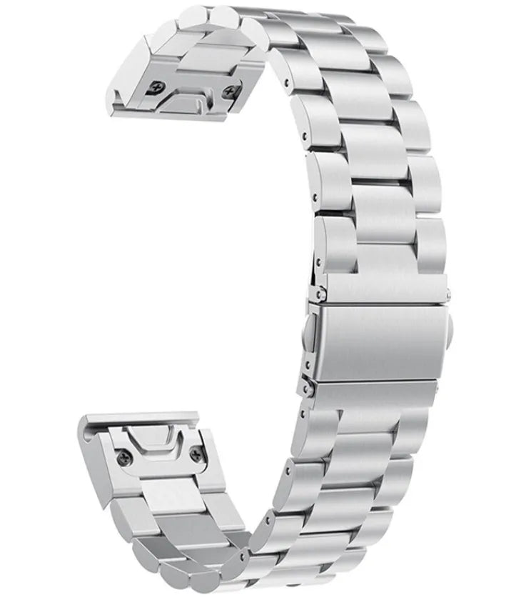 Bracelet acier Garmin D2 Delta S (argent)