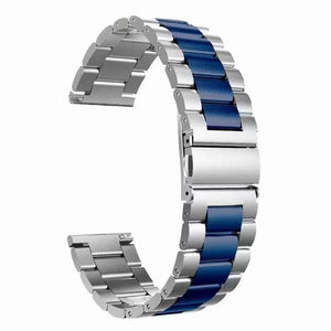 Bracelet acier Xiaomi Watch 2 Pro (argent/bleu)