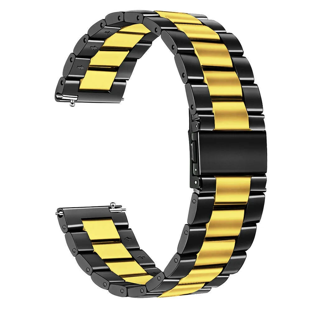 Bracelet acier Gard Pro Health Smartwatch 3 - 48mm (noir/or)