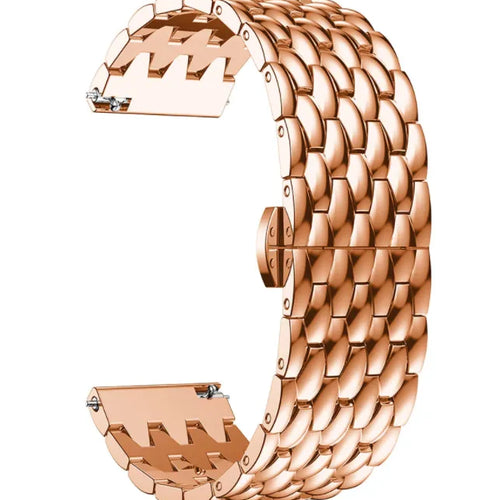 Bracelet acier 'Dragon' Coros Pace 2 (rose or)