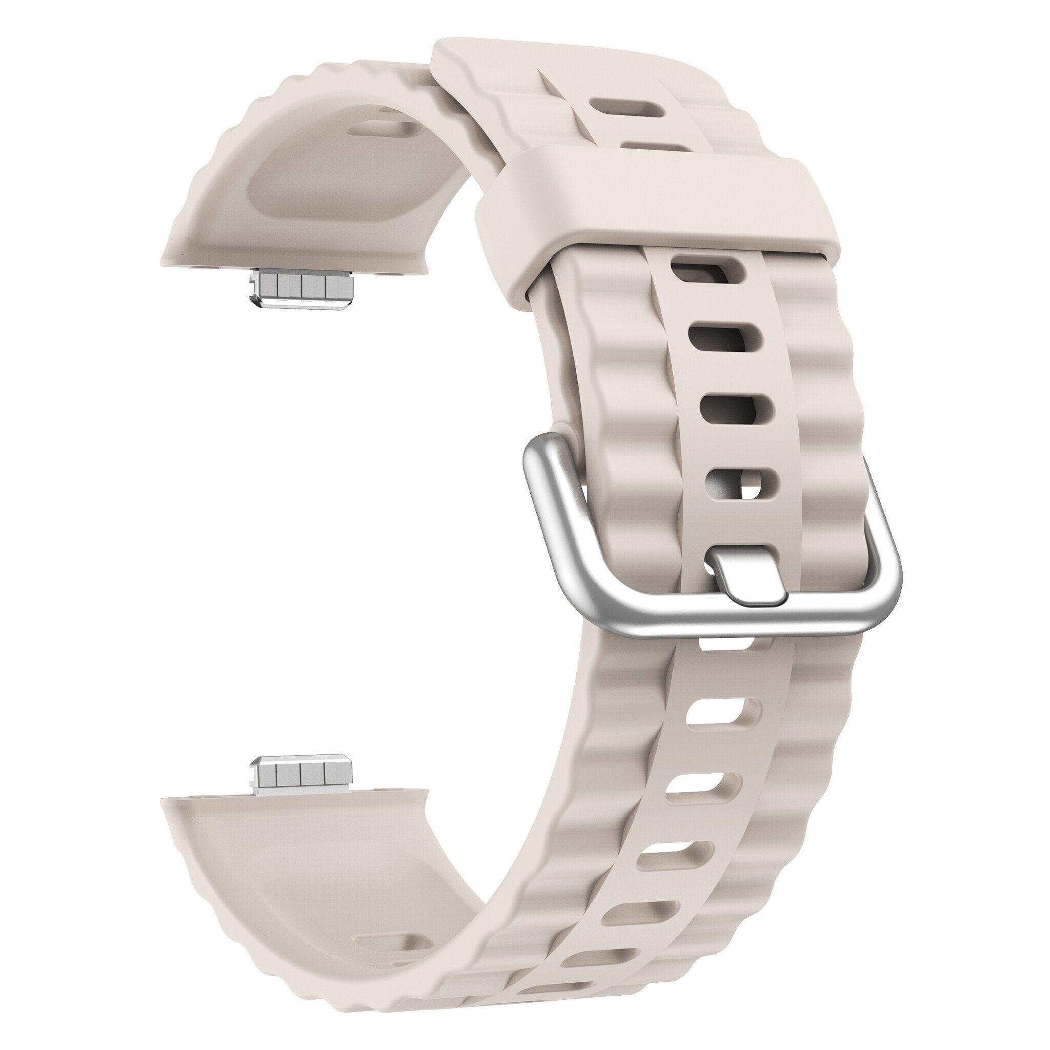 Bracelet silicone Classic Huawei Watch Fit 4 Pro (lumière stellaire)