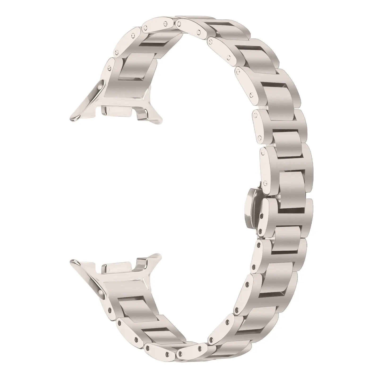 Bracelet acier fin Samsung Galaxy Watch 8 - 40mm (lumière stellaire)
