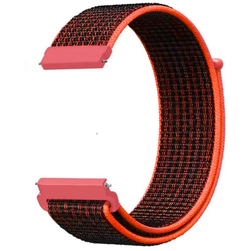 Bracelet nylon Coros Apex 2 Pro (noir/orange)