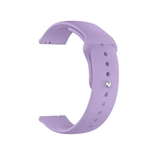 Silicone Sport Strap, lilac, without a watch, 3/4 front view