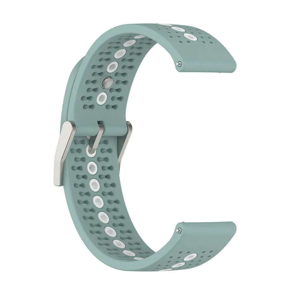 Bracelet silicone Suunto Race (S) (vert-gris/blanc)