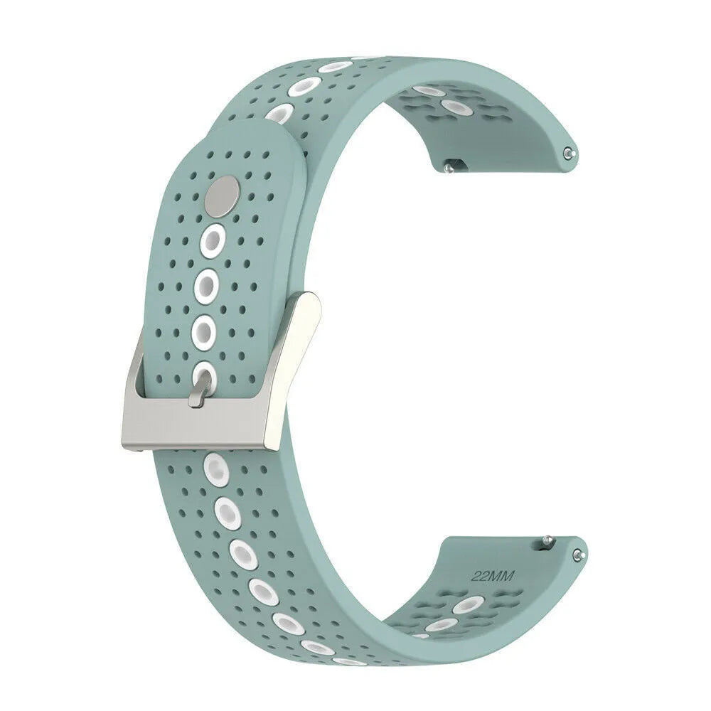 Bracelet silicone Suunto Race 2 (vert-gris/blanc)