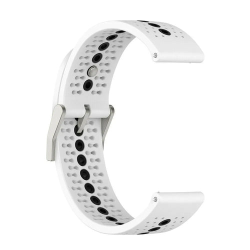 Bracelet silicone Suunto Vertical 2 (blanc/noir)