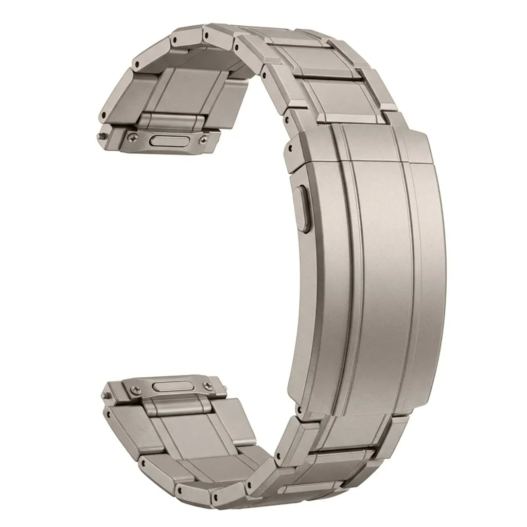 Adjustable Titanium Strap, without a watch, 3/4 front view