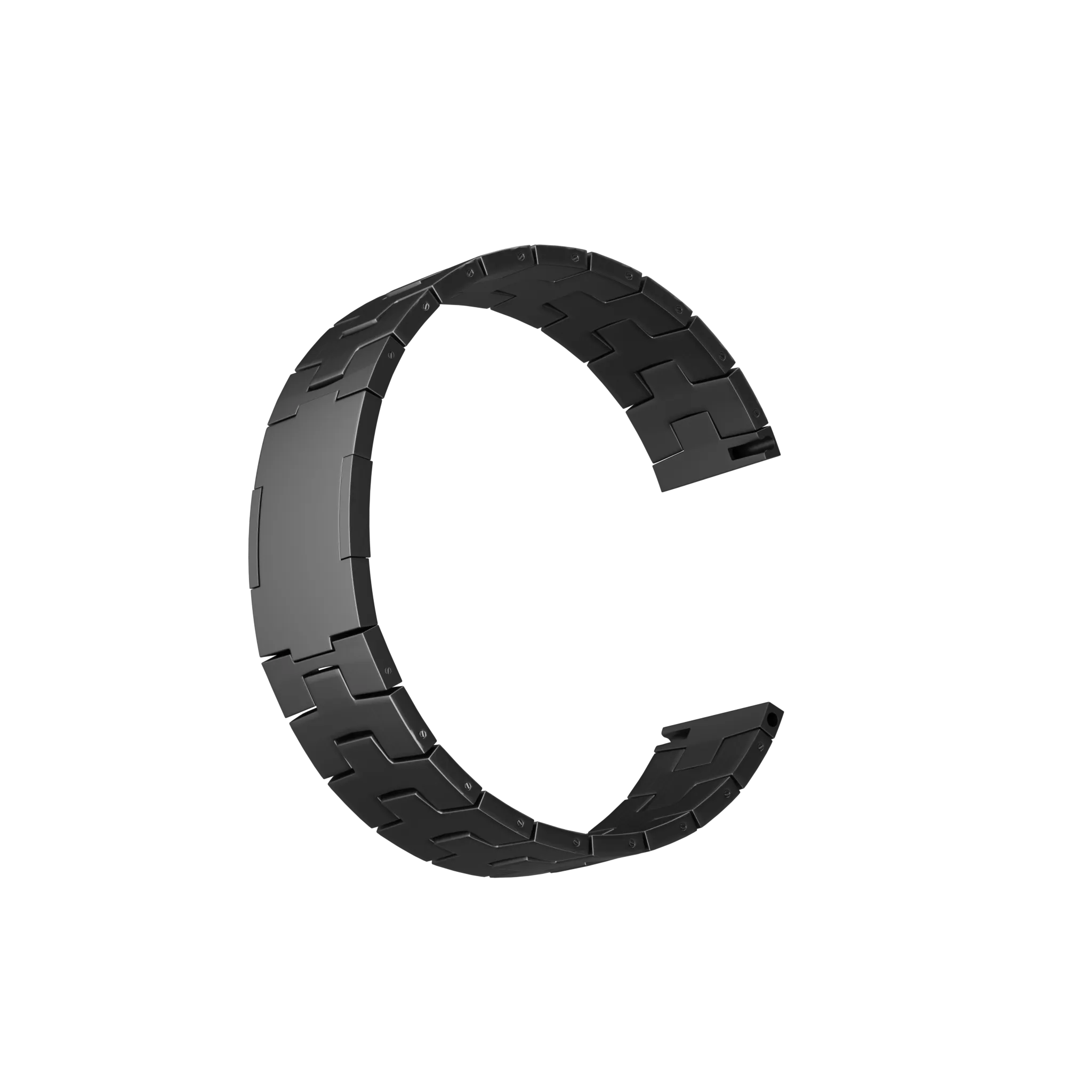 Suunto 9 Peak Pro Titanium Grain Strap (Flat Buckle) (Graphite)