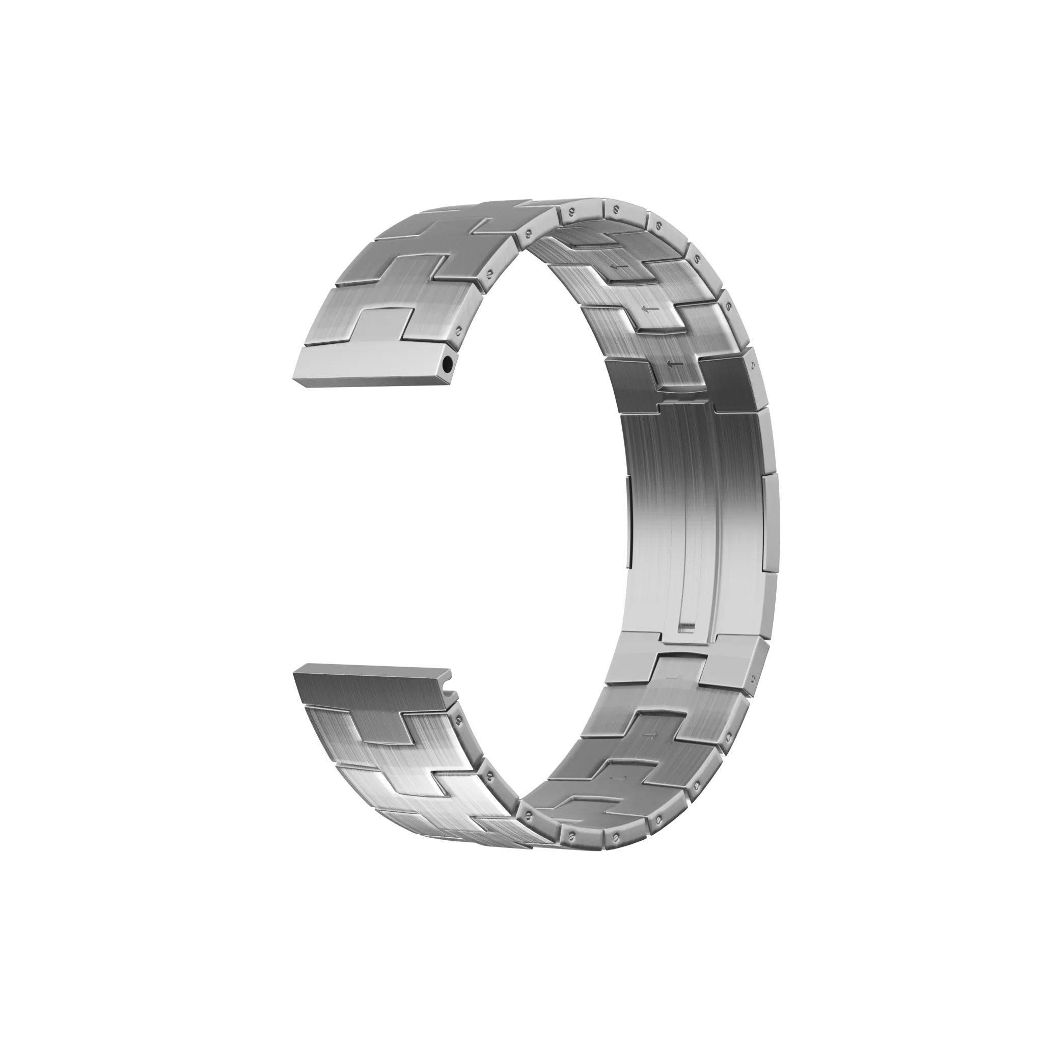 Bracelet titane grain (fermoir plat) Suunto Nautic S (argent)