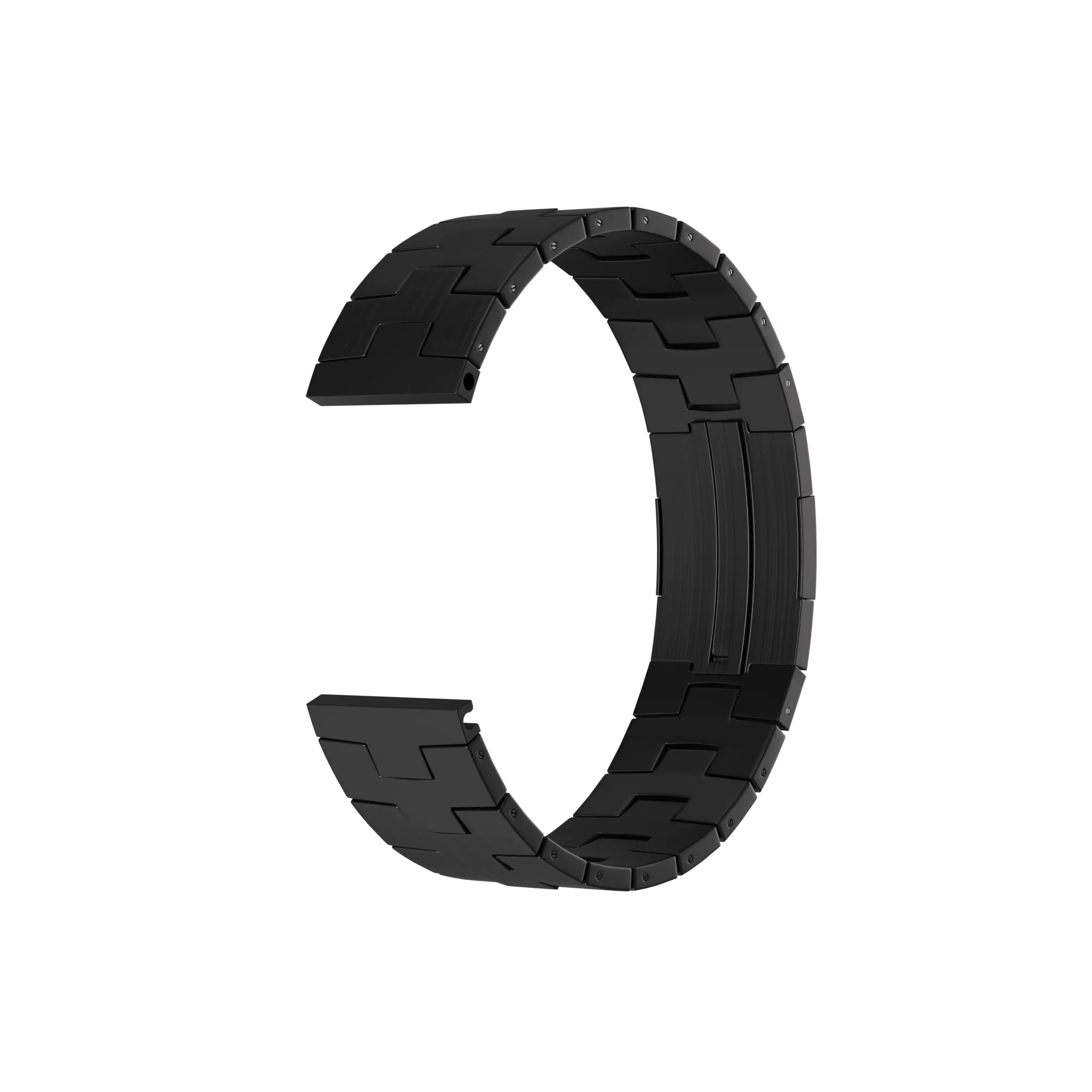 Bracelet titane grain (fermoir plat) Suunto Nautic S (noir)