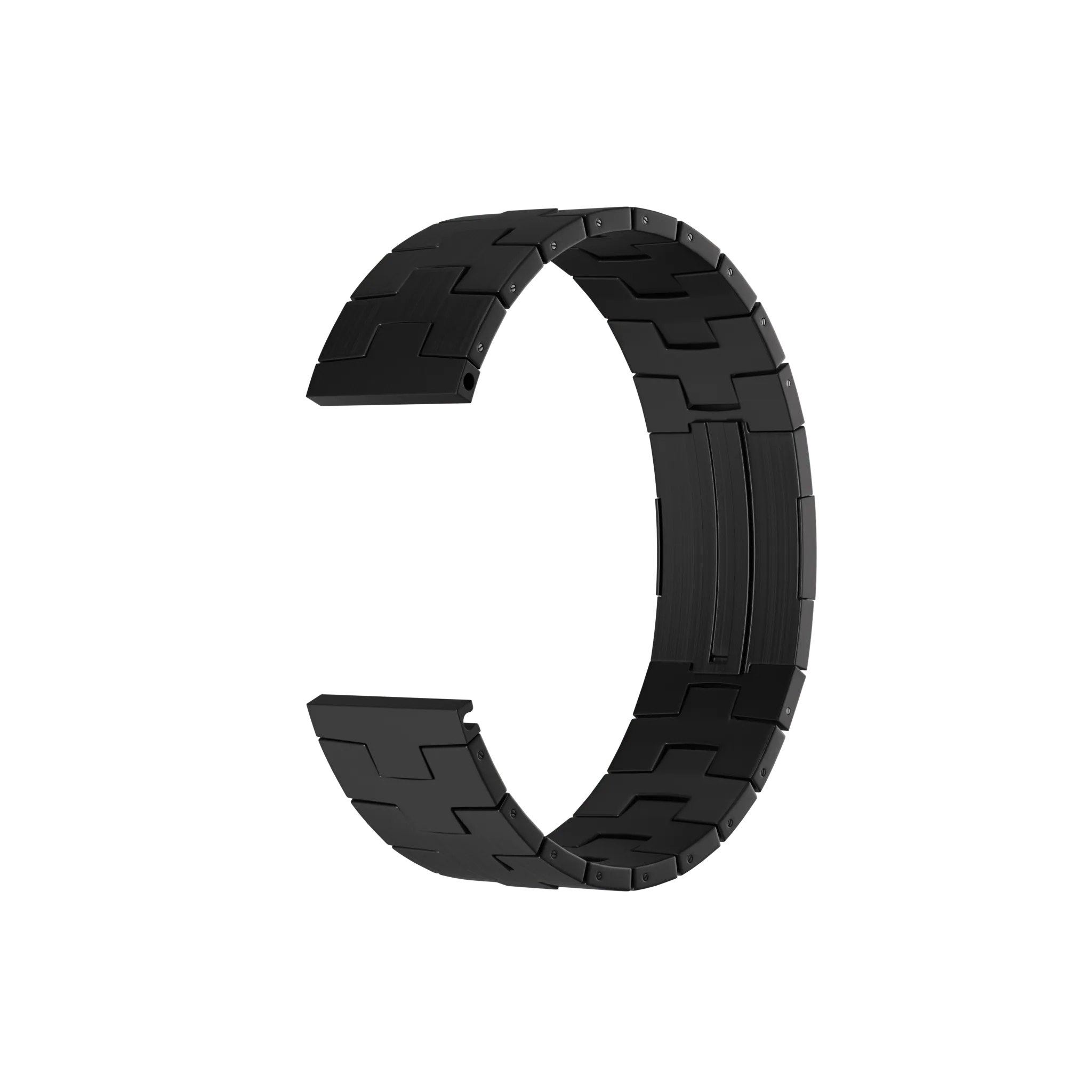 Suunto 9 Peak Pro Titanium Grain Strap (Flat Buckle) (Black)