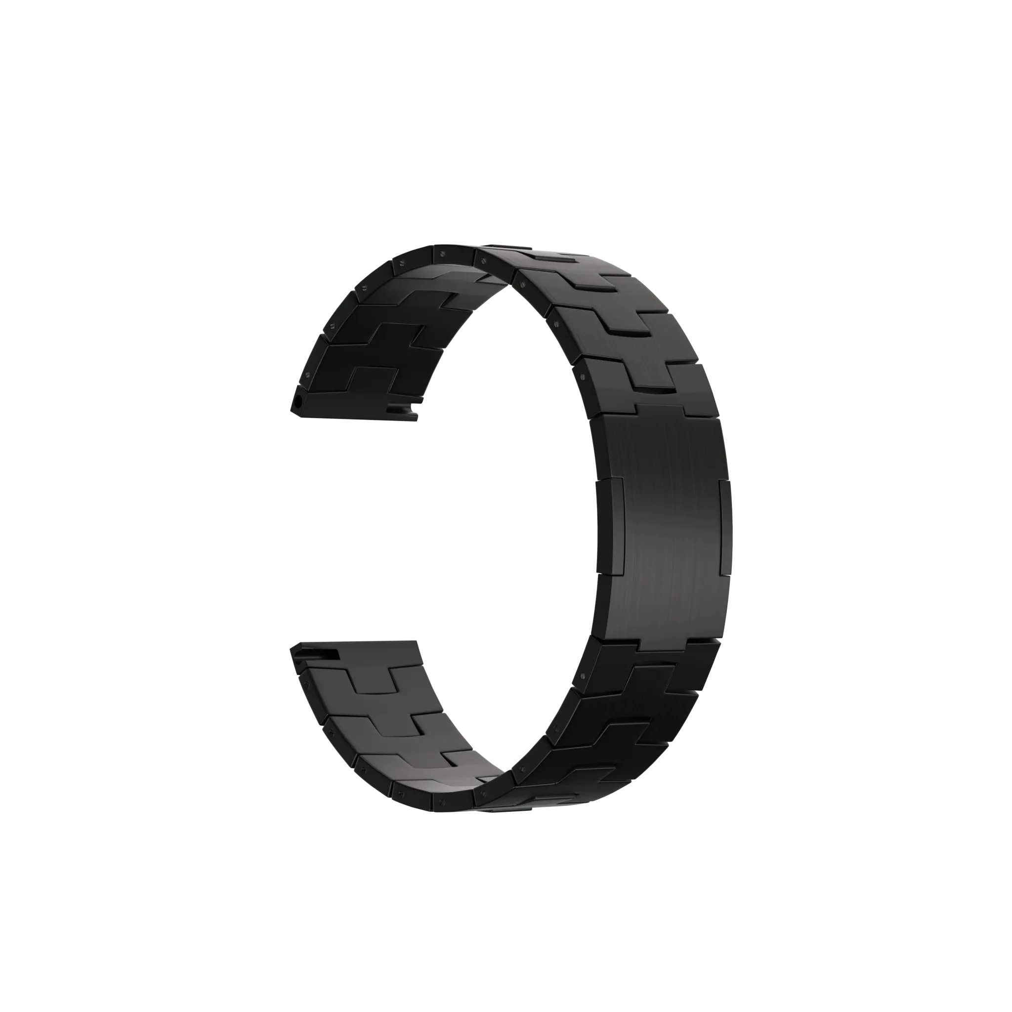 Suunto 9 Peak Pro Titanium Grain Strap (Flat Buckle) (Black)