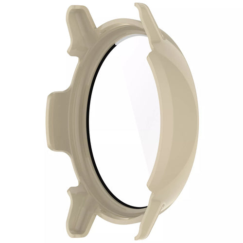 Coque rigide avec verre Garmin Vivoactive 5 (beige)
