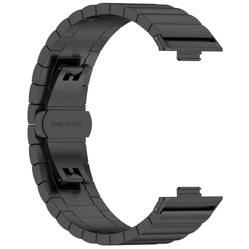 Bracelet acier de luxe Huawei Watch Fit 4 (noir)