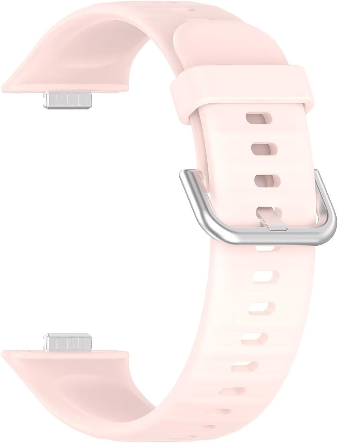 Bracelet silicone Huawei Watch Fit 4 Pro (rose clair)