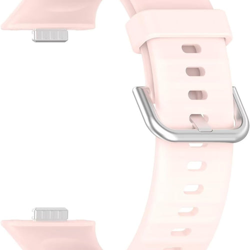 Bracelet silicone Huawei Watch Fit 4 (rose clair)