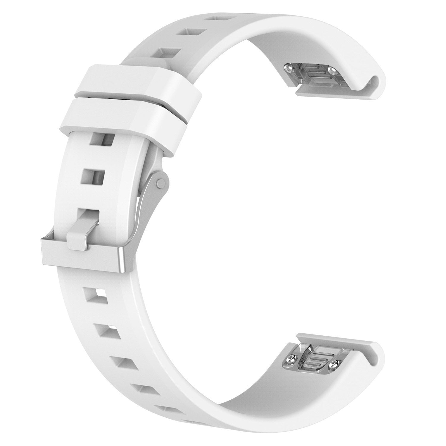 Bracelet silicone brillant Garmin Approach S62 (blanc)