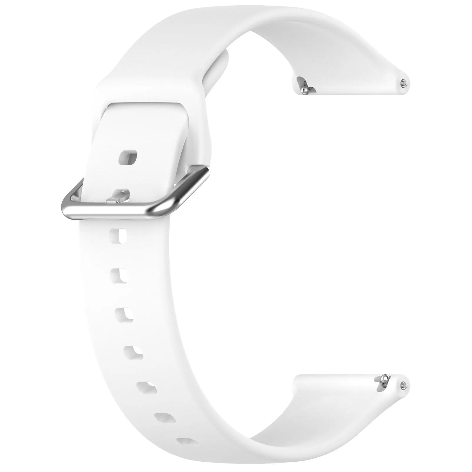 Coros Apex 4 - 46mm Silicone Buckle Strap (White)