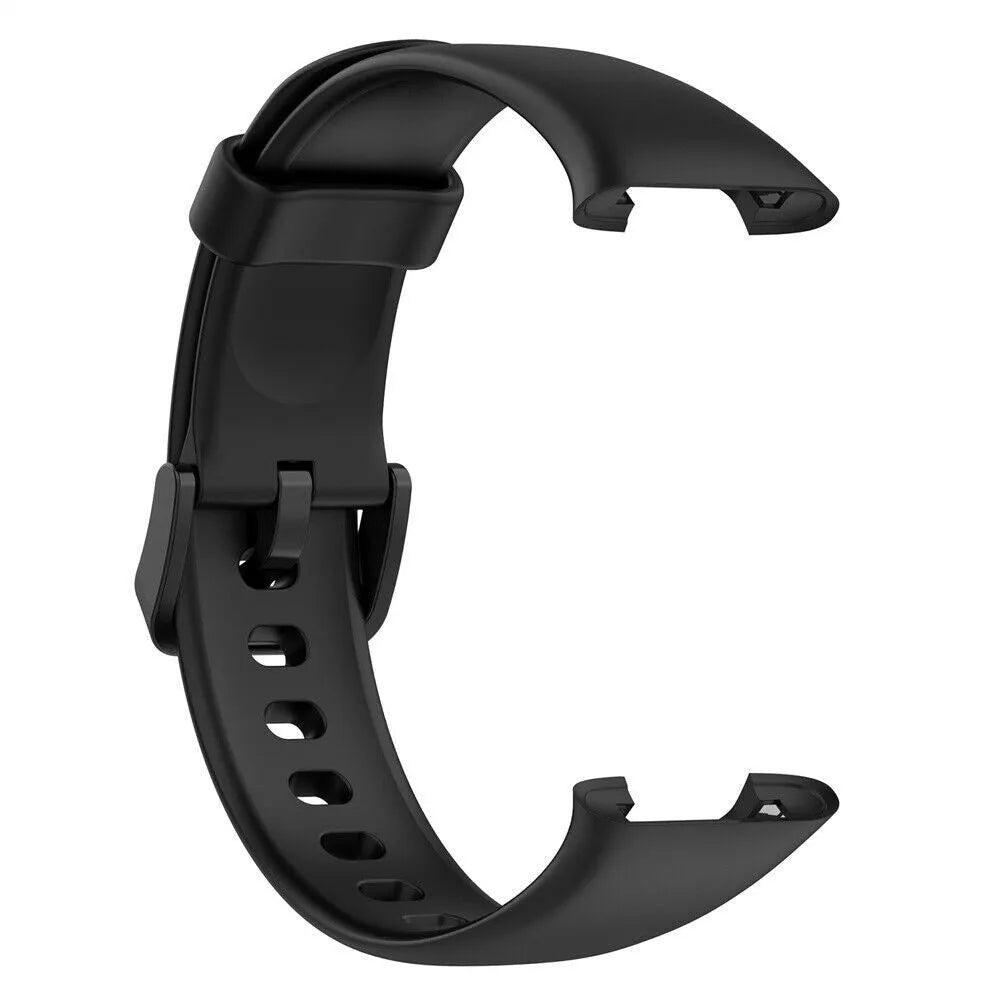 Silicone Strap, black, without a watch, 3/4 front view