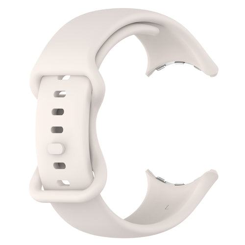 Bracelet silicone classique Google Pixel Watch 5 - 45mm (blanc)