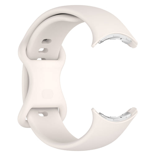 Bracelet silicone classique Google Pixel Watch 5 - 45mm (blanc)