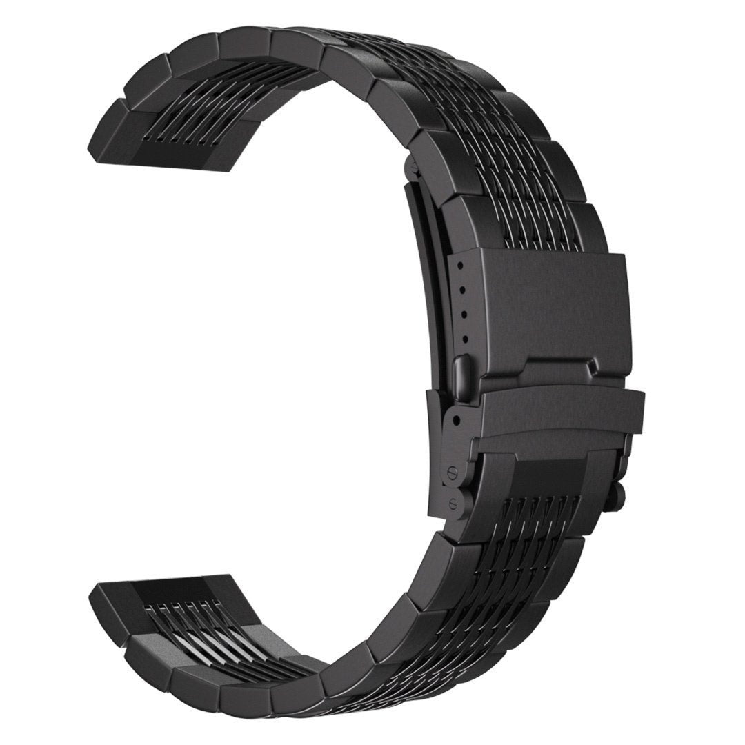 Bracelet acier de luxe Huawei Watch GT 7 - 46mm (noir)