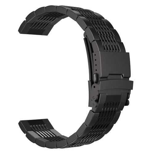 Bracelet acier de luxe Garmin Forerunner 255 (noir)