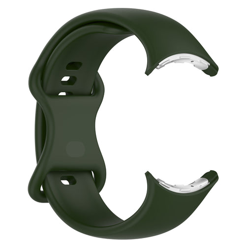 Google Pixel Watch 5 - 41mm Silicone Classic Strap (Dark Green)