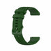 Watch Strap 18mm Silicone - Quick Release (Dark Green)