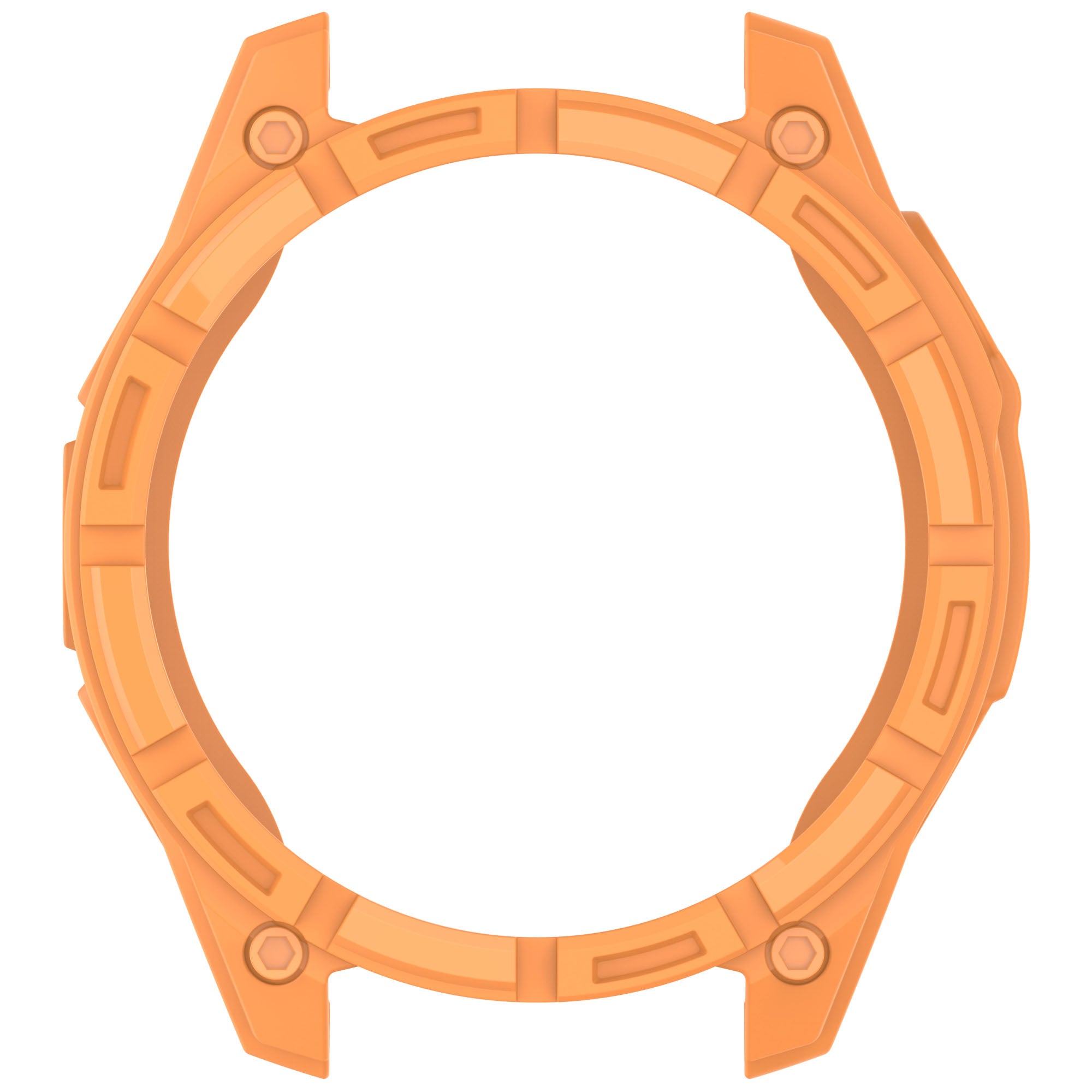 Coque TPU résistante Garmin Quatix 8 - 47mm (orange)