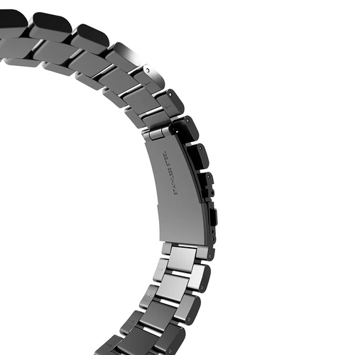 Steel Strap, dark grey, without a watch, 3/4 rear view