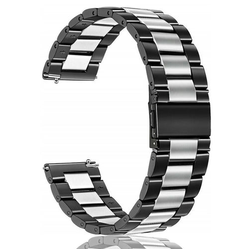 Bracelet acier Amazfit Active (noir/argent)