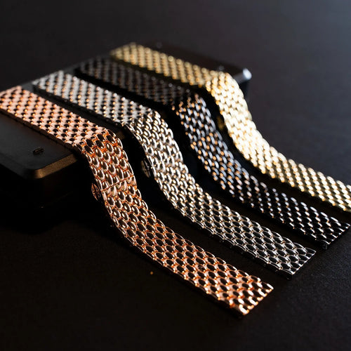 Bracelet acier 'Dragon' Coros Apex 2 (or)