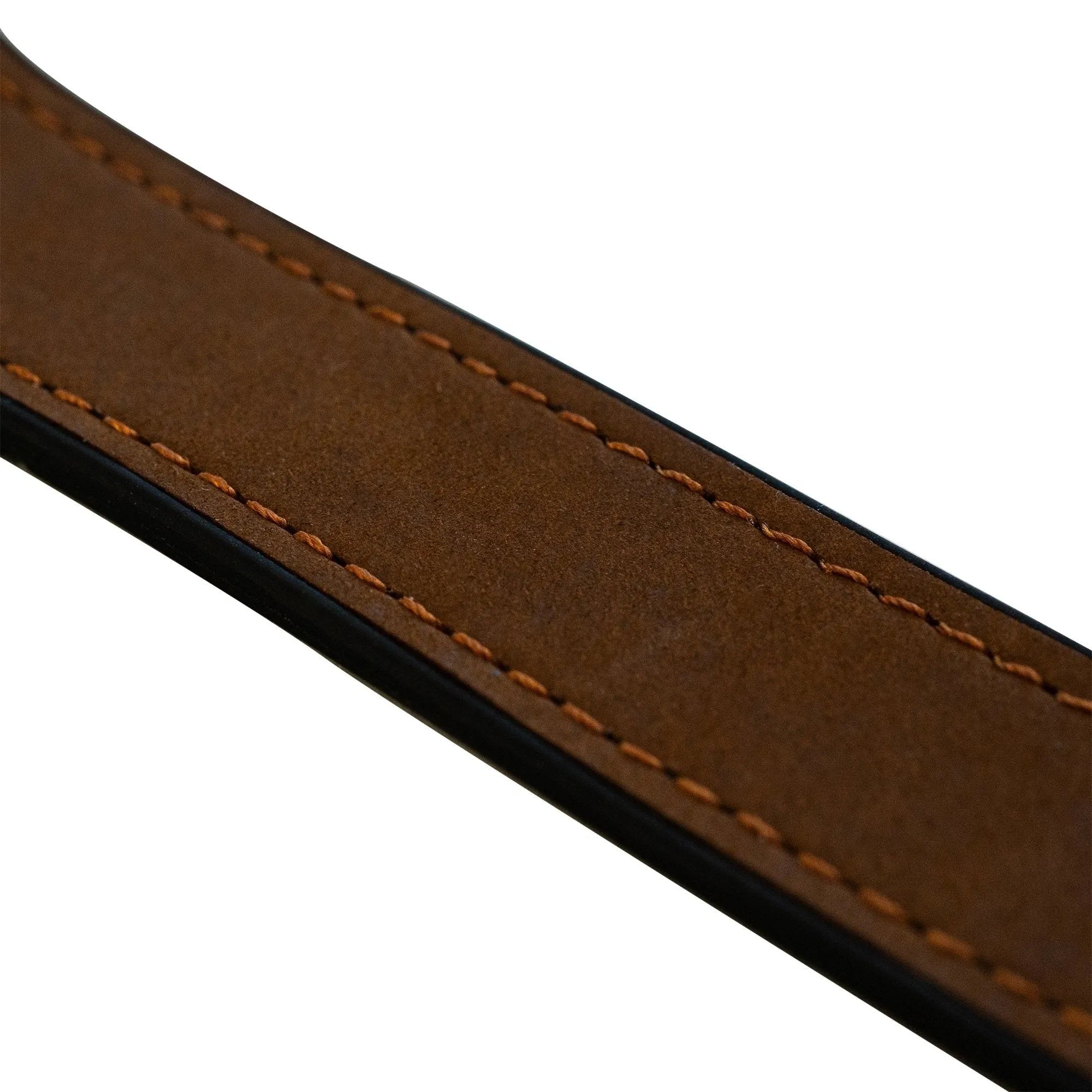 Bracelet cuir avec boucle Amazfit Balance 2 (marron foncé)