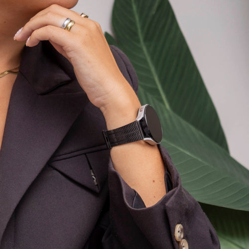 Bracelet acier inoxydable Polar Unite (noir)