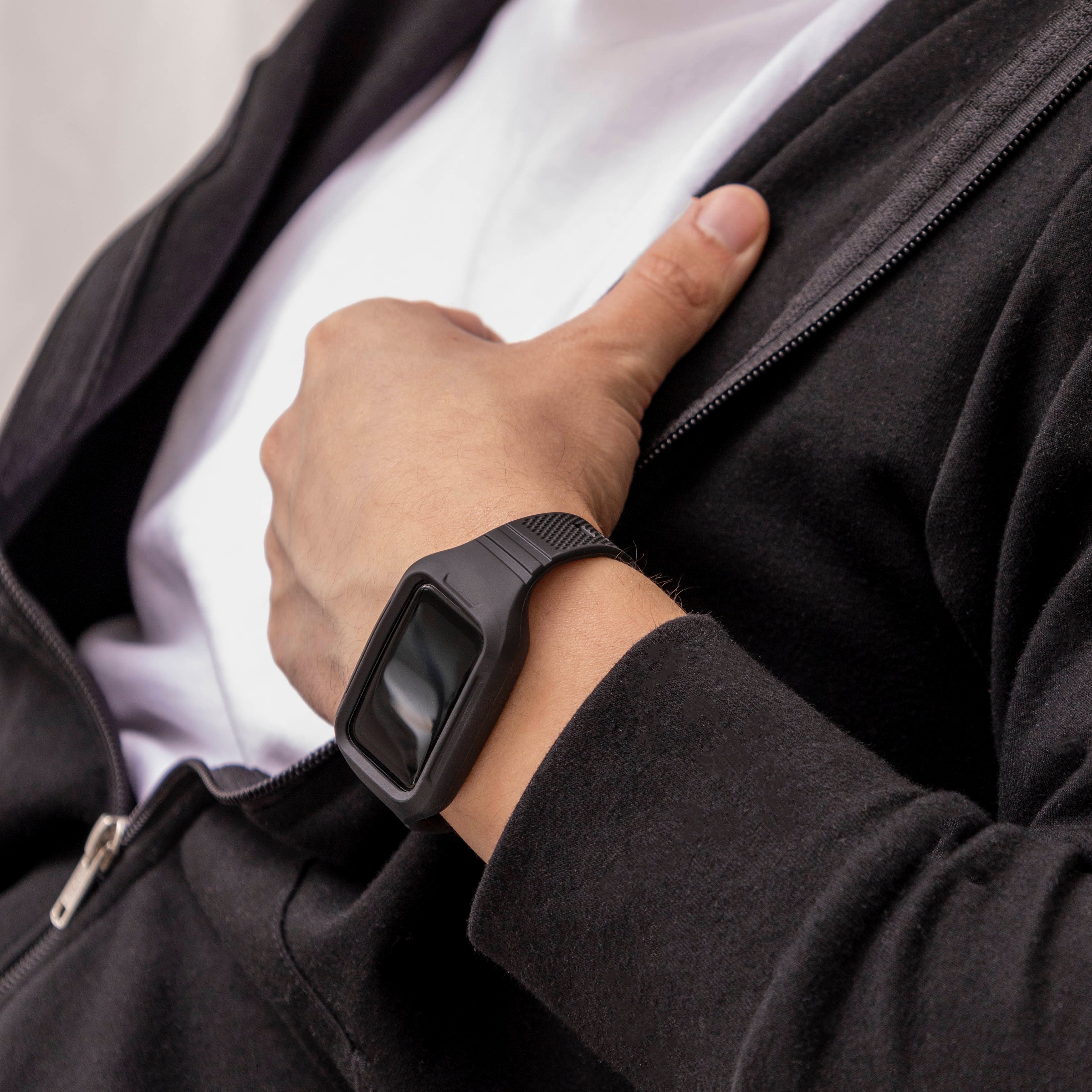 Huawei Band 8 TPU Stap with Frame (Black)