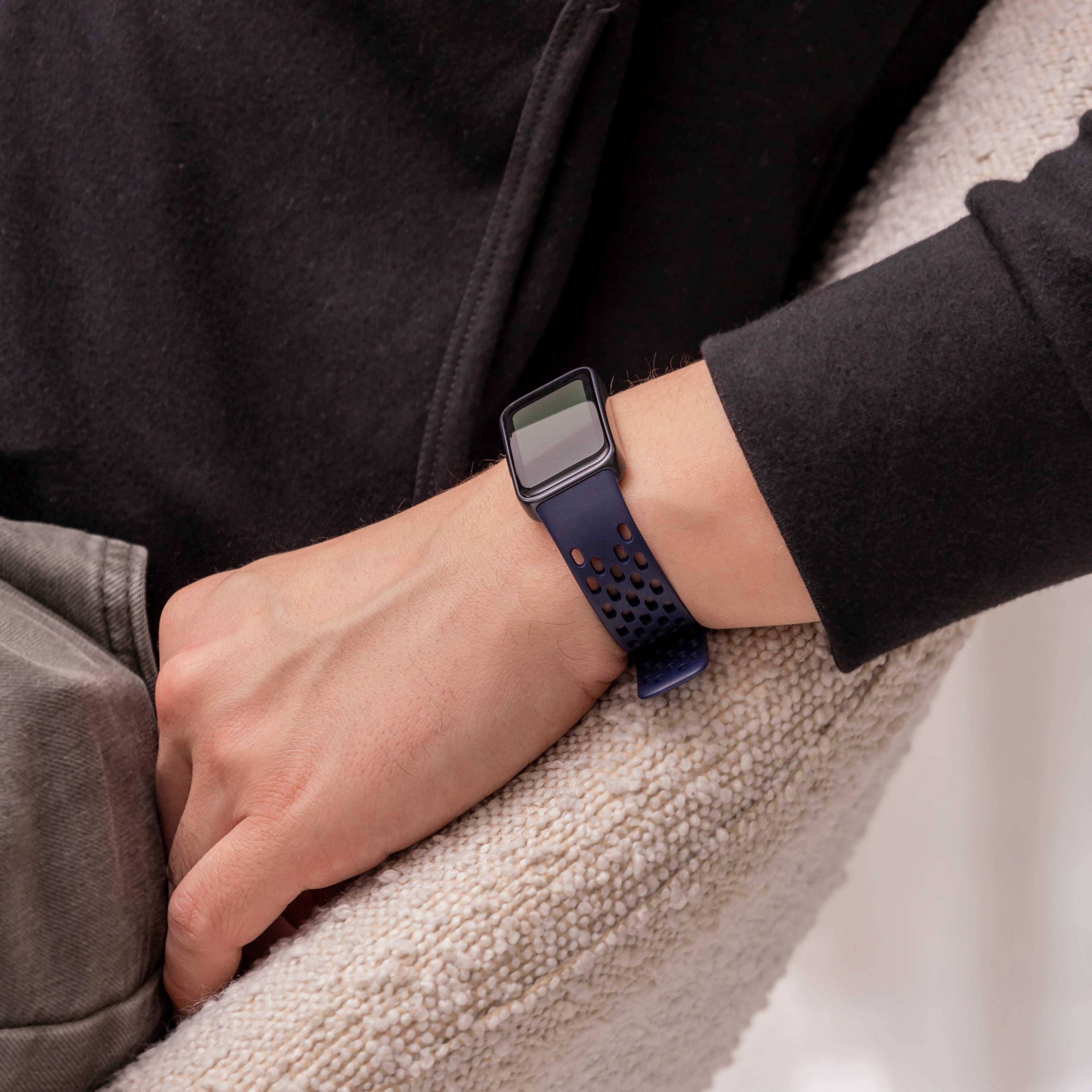 Huawei Band 8 Silicone Air Strap (Dark Blue)