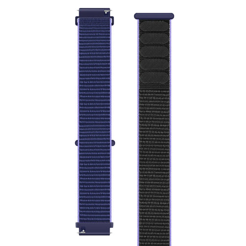 Bracelet nylon Garmin Forerunner 255 (bleu/noir)